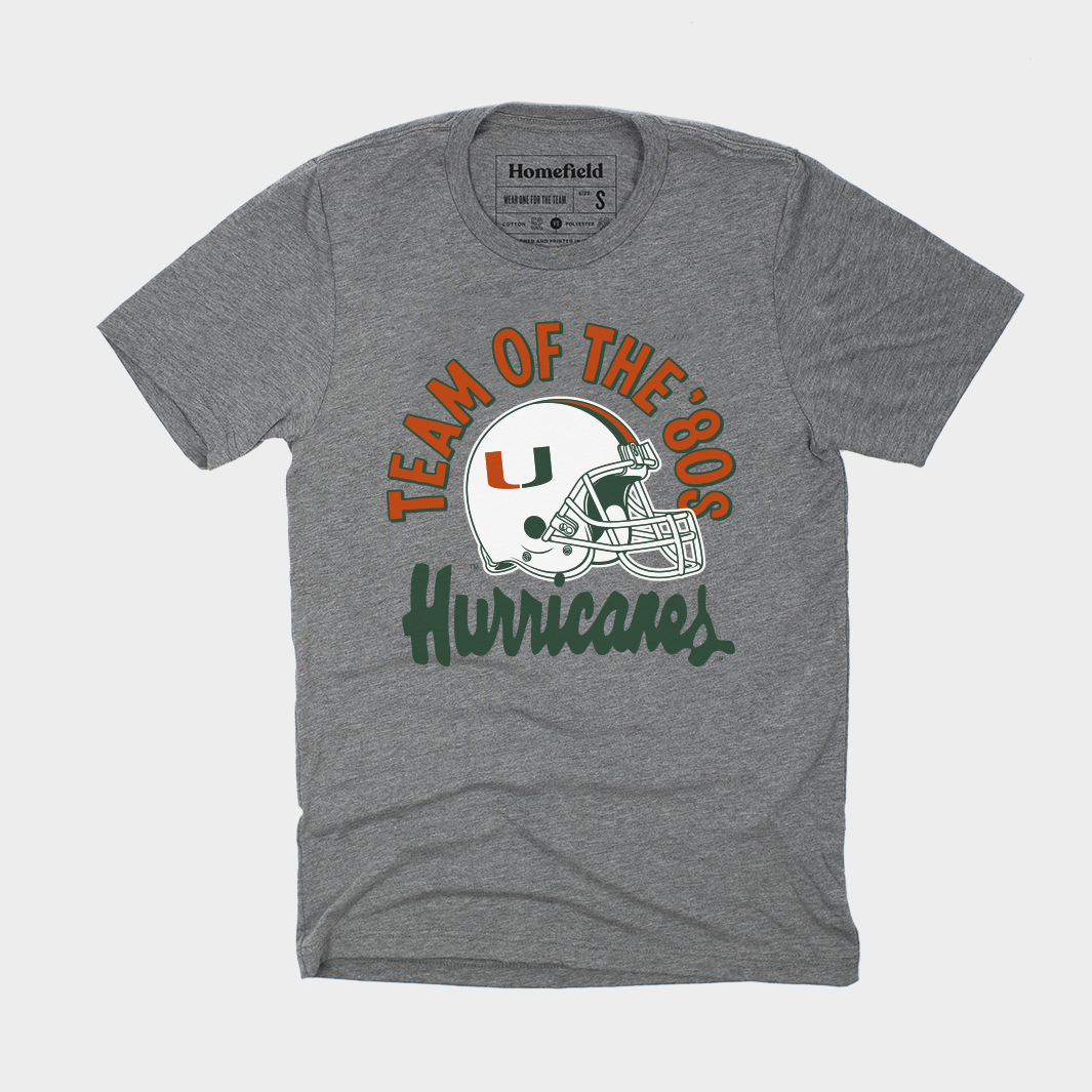 Team of the ‚Äò80s Miami Retro Football Tee Hoodie, Sweatshirt | CoreVibeTees.com