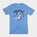 Retro Tar Heels Carolina Blue Tee Hoodie, Sweatshirt | CoreVibeTees.com
