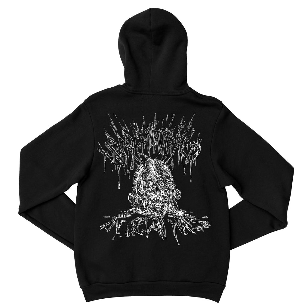 Undeath - Head Splattered In Seven Ways pullover hoodie T-Shirts, Sweatshirt | CoreVibeTees.com (Image 3)