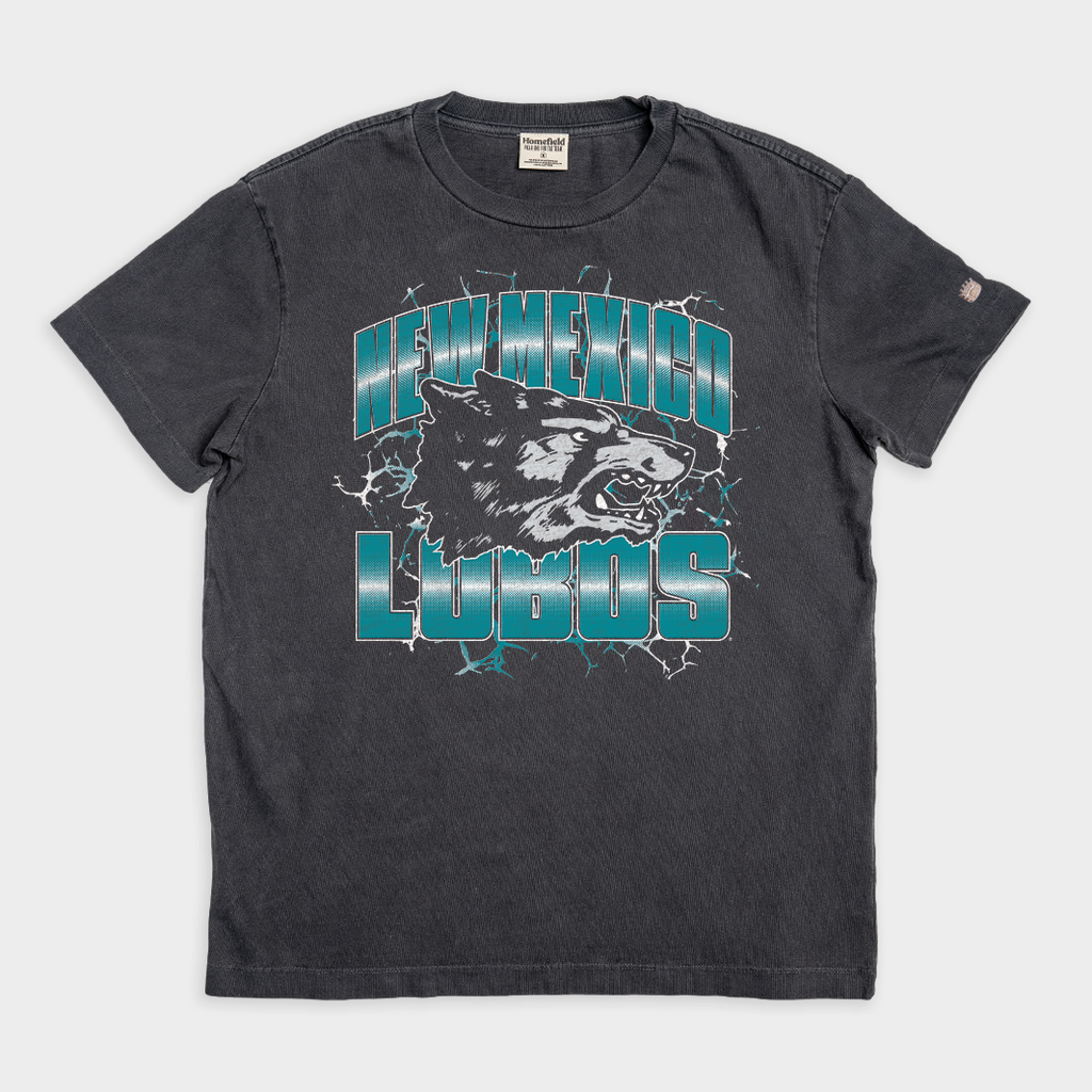 New Mexico Lobos Retro Logo Vintage Heavyweight Tee Style001 Hoodie, Sweatshirt | CoreVibeTees.com (Image 1)