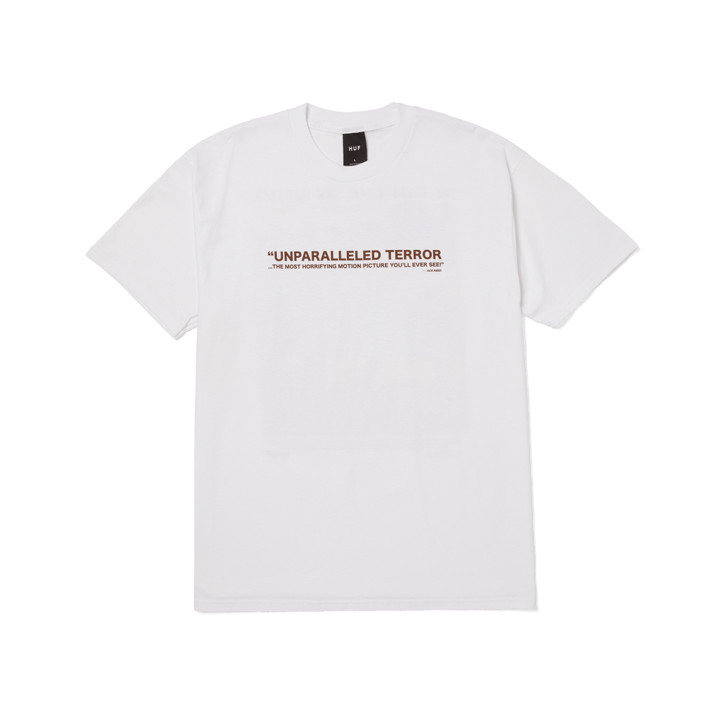 HUF x The Texas Chainsaw Massacre Unparalleled Terror T-Shirt Hoodie, Sweatshirt | CoreVibeTees.com (Image 1)