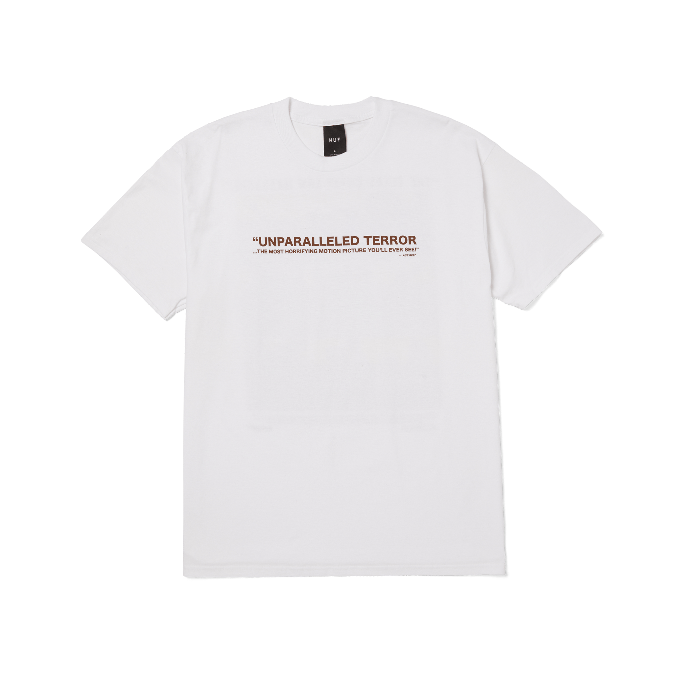 HUF x The Texas Chainsaw Massacre Unparalleled Terror T-Shirt Hoodie, Sweatshirt | CoreVibeTees.com (Image 1)