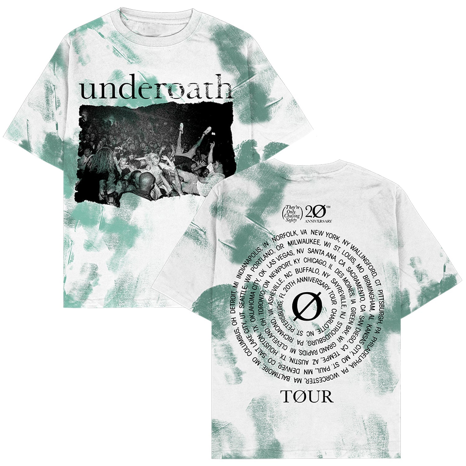 TOCS 20th Anniv. Tour T-Shirt (Tie Dye) Hoodie, Sweatshirt | CoreVibeTees.com (Image 1)