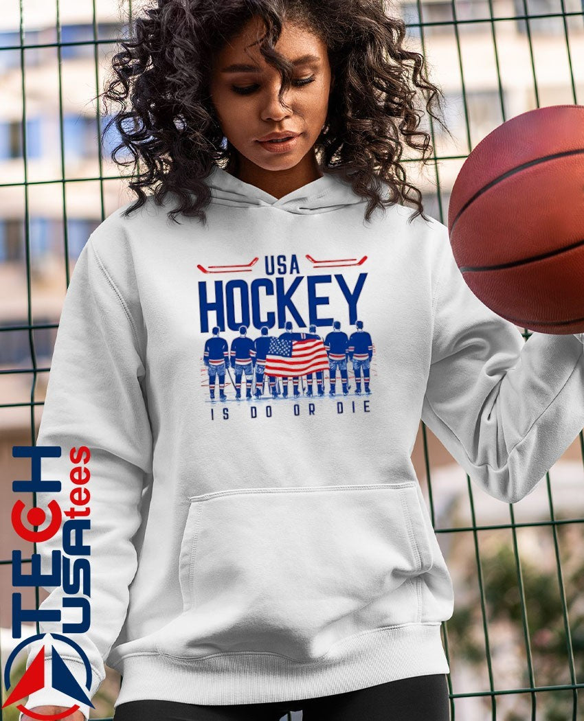 USA Hockey is do or die players flag shirt