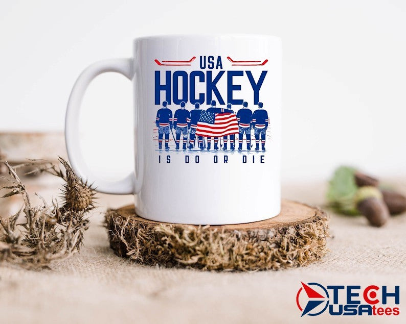 USA Hockey is do or die players flag shirt