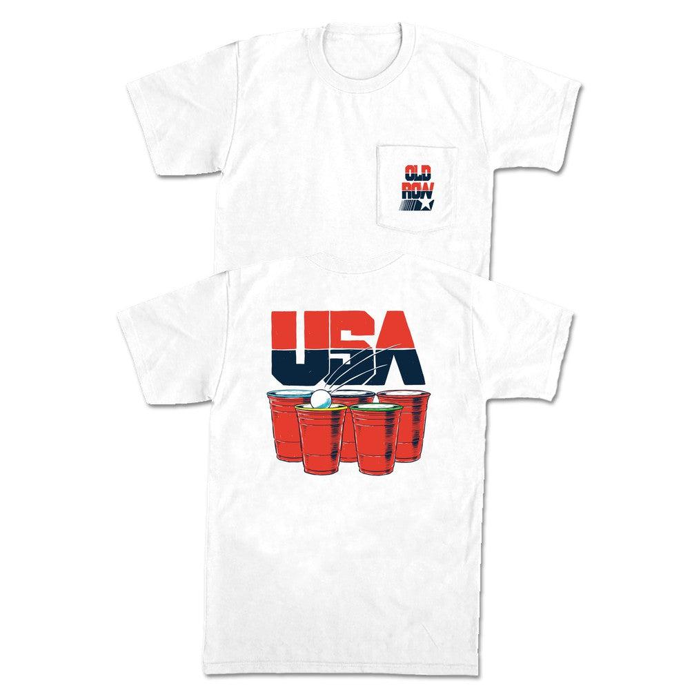 USA Drinking Team Pocket Tee Hoodie, Sweatshirt | CoreVibeTees.com (Image 1)