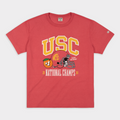 USC 2004 Retro National Champs Vintage Heavyweight Tee Hoodie, Sweatshirt | CoreVibeTees.com (Image 1)