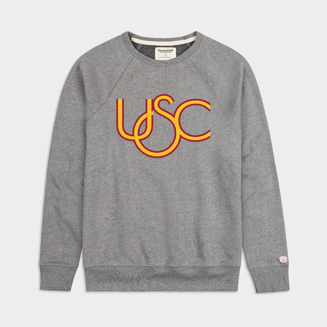 USC Vintage Logo Crew Sweatshirt T-Shirts, Hoodie | CoreVibeTees.com