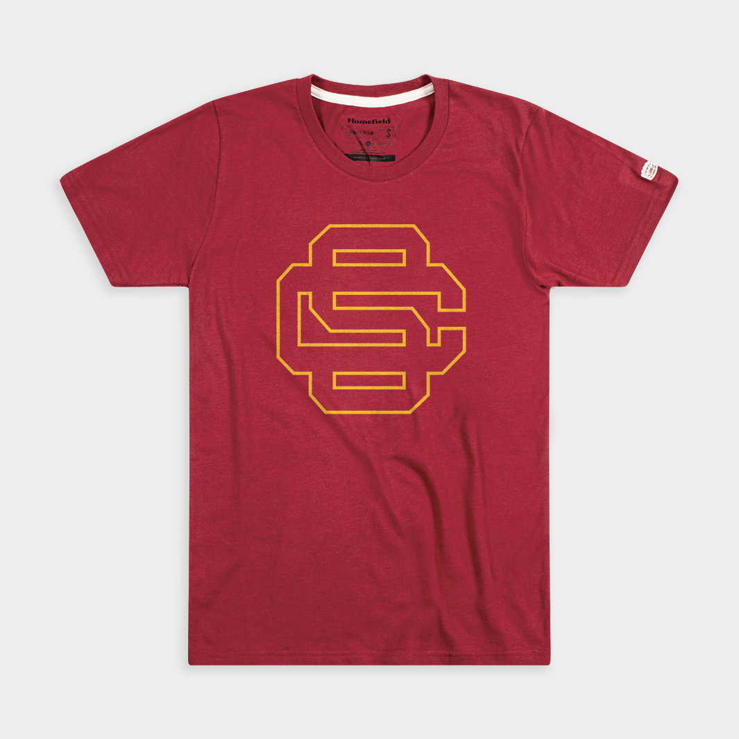Interlocking SC Trojans Baseball Logo Tee Style001 Hoodie, Sweatshirt | CoreVibeTees.com