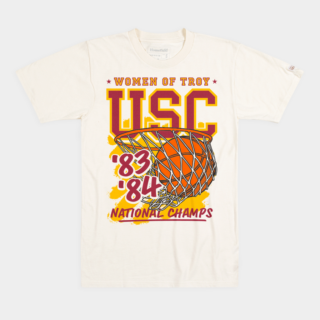 USC Women's Basketball 1983 and 1984 National Champions Tee Hoodie, Sweatshirt | CoreVibeTees.com
