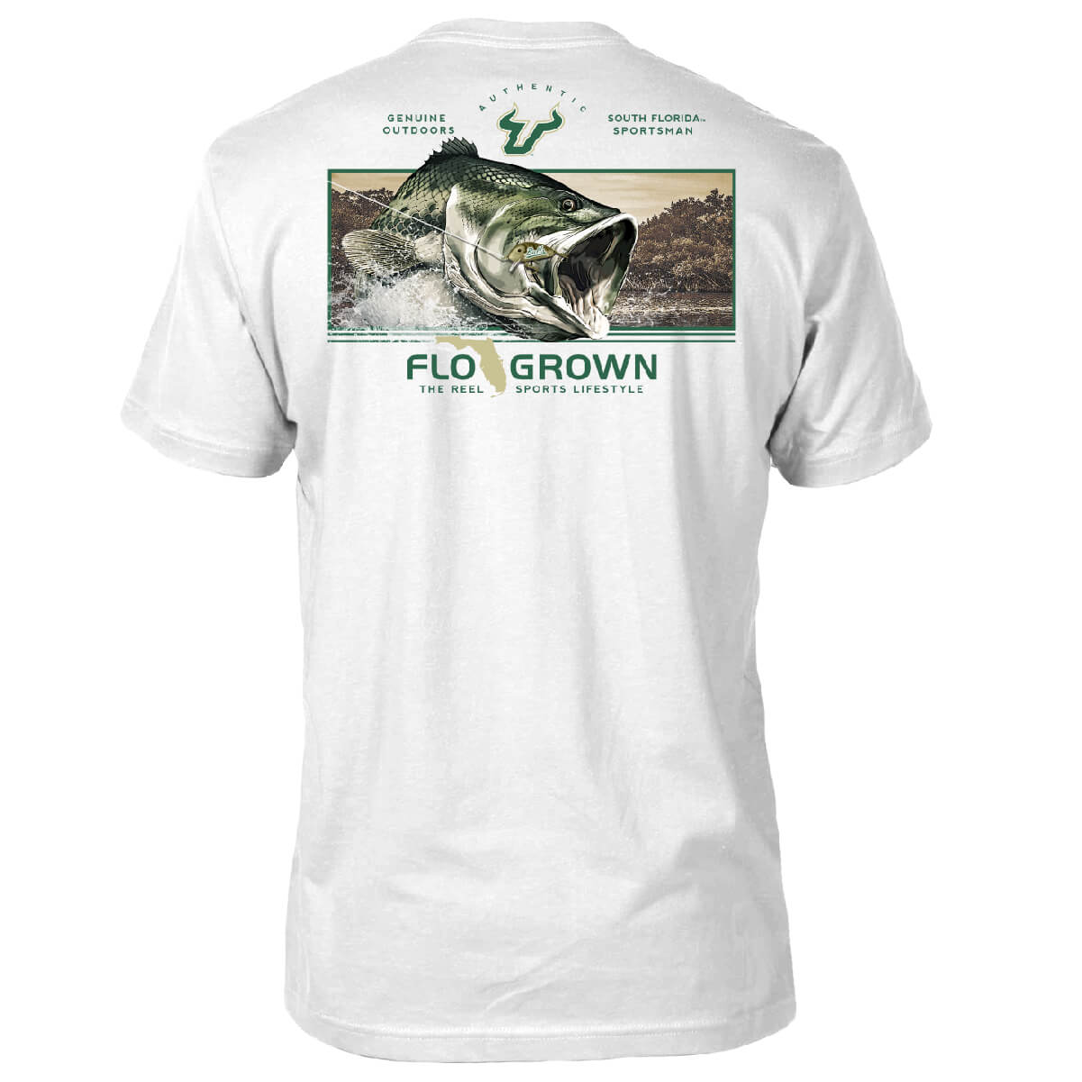 South Florida Bulls Bass Lake Tee Hoodie, Sweatshirt | CoreVibeTees.com (Image 1)