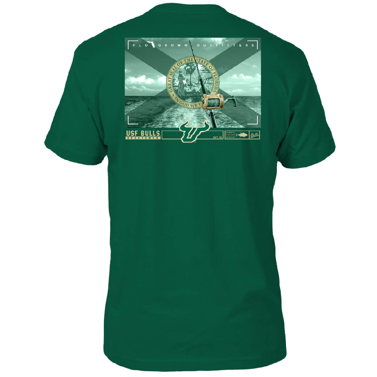 South Florida Bulls Trolling Flag Tee Hoodie, Sweatshirt | CoreVibeTees.com (Image 1)