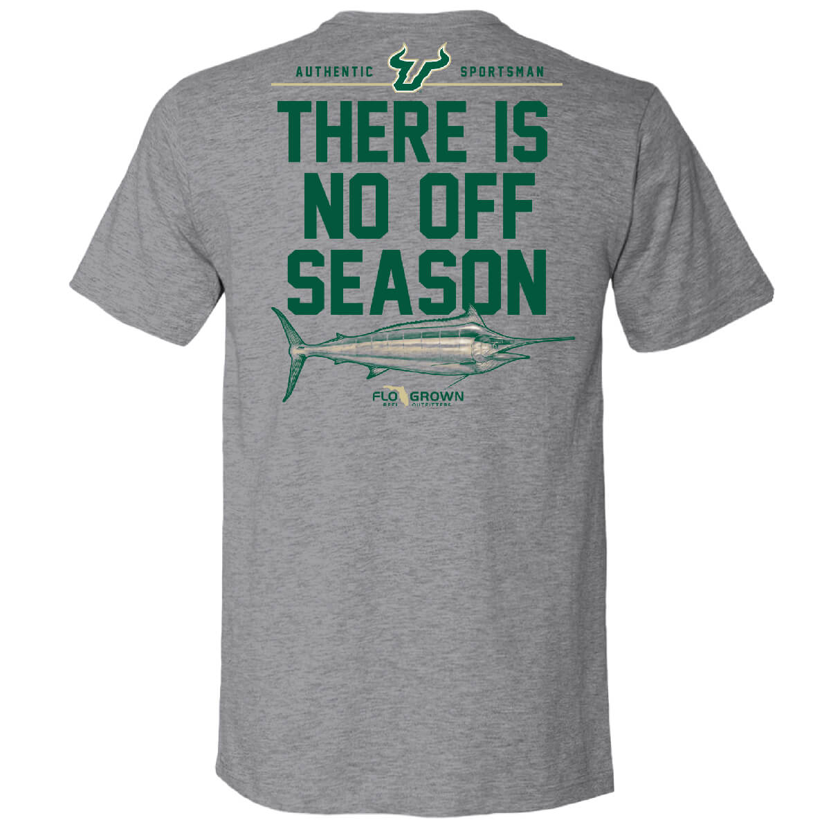 South Florida Bulls No Off Season Tee Hoodie, Sweatshirt | CoreVibeTees.com (Image 1)