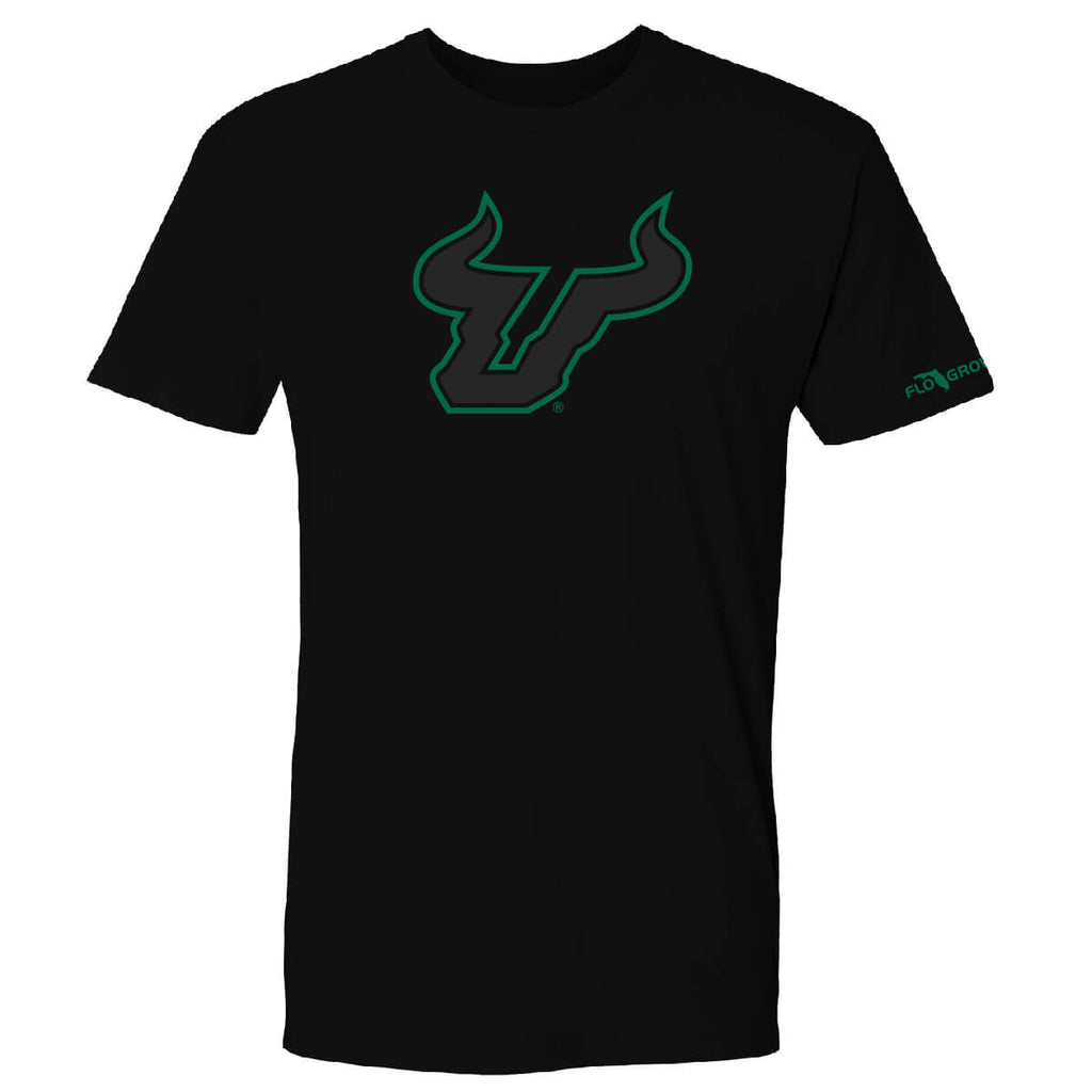 South Florida Bulls Blackout Logo Tee Hoodie, Sweatshirt | CoreVibeTees.com
