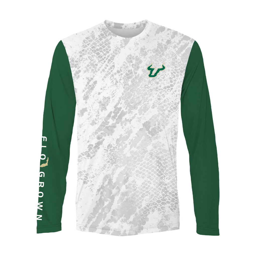 South Florida Bulls Block Sleeve Camo Performance Tee Hoodie, Sweatshirt | CoreVibeTees.com (Image 2)