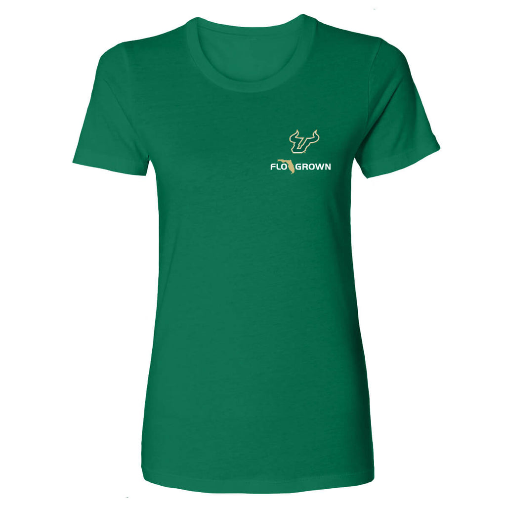 South Florida Bulls Best Coast Sunset Womens Tee Hoodie, Sweatshirt | CoreVibeTees.com (Image 2)