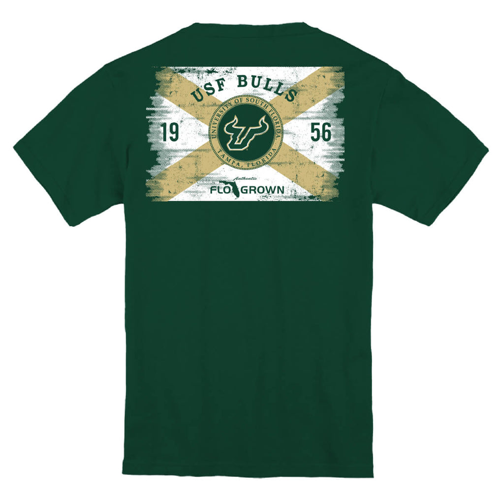 South Florida Bulls Washed Flag Youth Tee Hoodie, Sweatshirt | CoreVibeTees.com (Image 1)