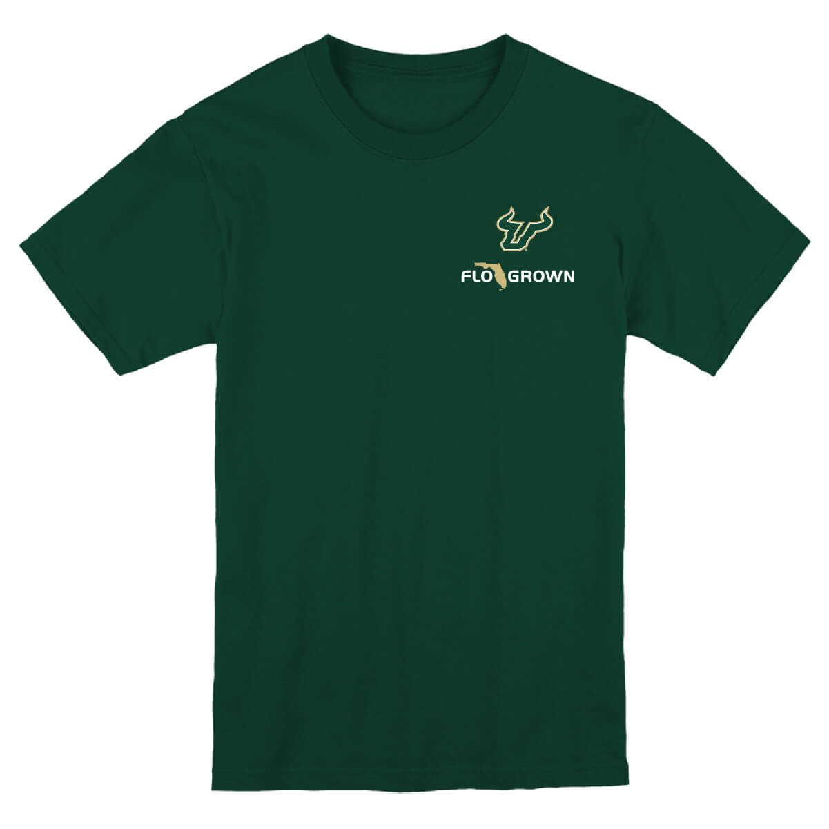 South Florida Bulls Washed Flag Youth Tee Hoodie, Sweatshirt | CoreVibeTees.com (Image 2)