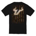 South Florida Bulls US Camo Flag Youth Tee Hoodie, Sweatshirt | CoreVibeTees.com (Image 1)