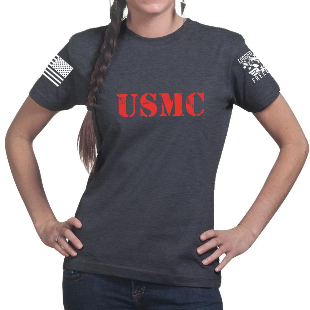 USMC Ladies T-shirt Style001 Hoodie, Sweatshirt | CoreVibeTees.com (Image 3)