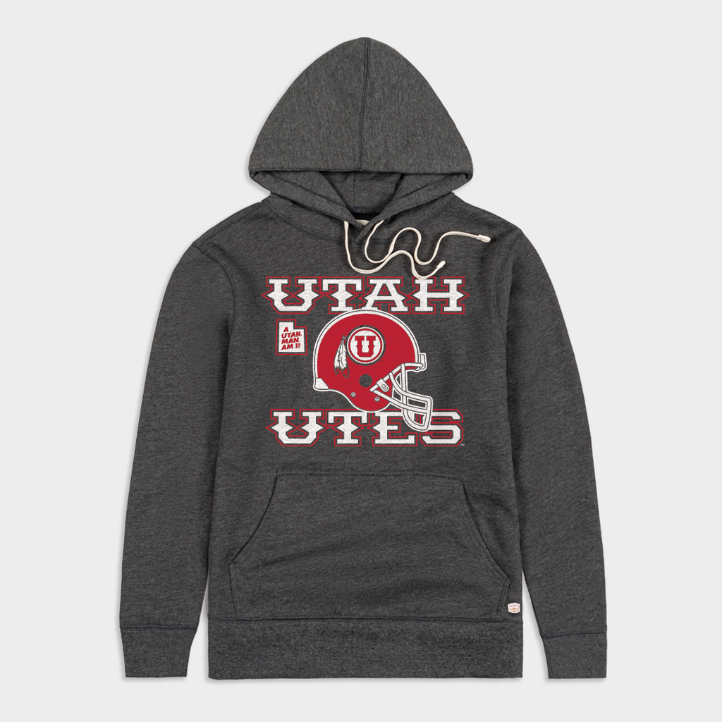 Utah Utes 1970s Football Helmet Hoodie T-Shirts, Sweatshirt | CoreVibeTees.com (Image 1)