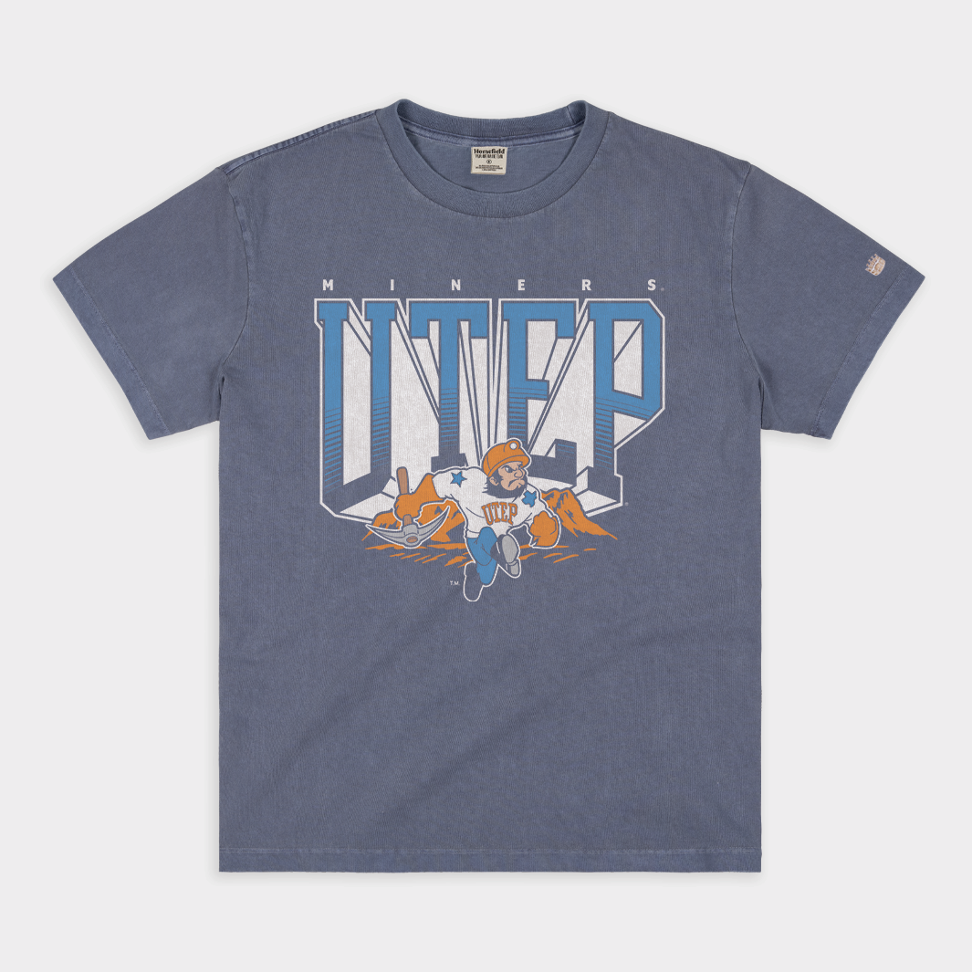UTEP Miners 1990s Paydirt Pete Vintage Heavyweight Tee Style001 Hoodie, Sweatshirt | CoreVibeTees.com (Image 1)