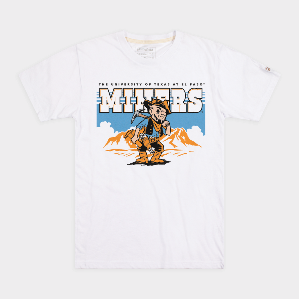 UTEP Miners Vintage Illustration Tee Style001 Hoodie, Sweatshirt | CoreVibeTees.com (Image 1)