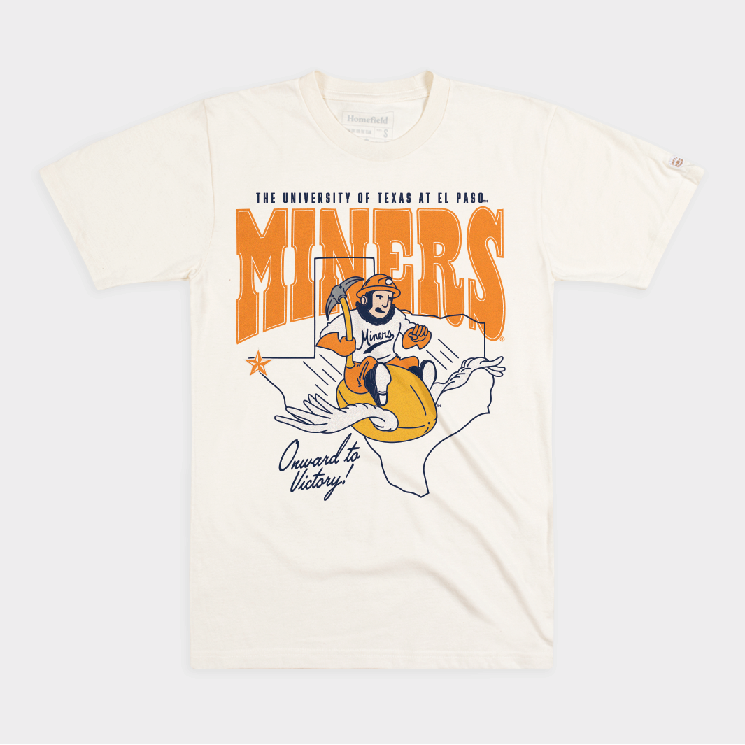 UTEP Football Vintage Flying Paydirt Pete Tee Style001 Hoodie, Sweatshirt | CoreVibeTees.com (Image 1)