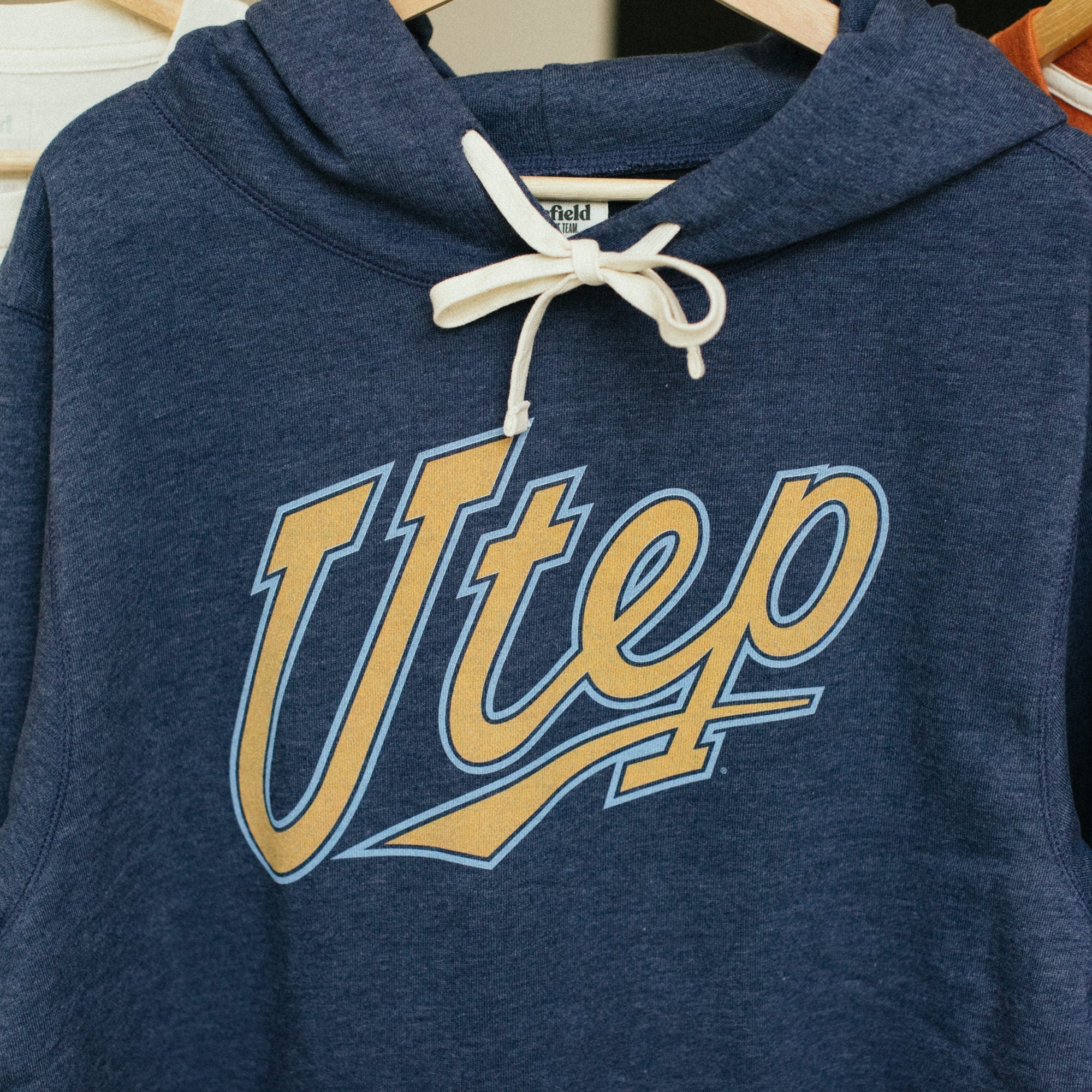 UTEP Vintage Script Hoodie Style001 T-Shirts, Sweatshirt | CoreVibeTees.com (Image 2)