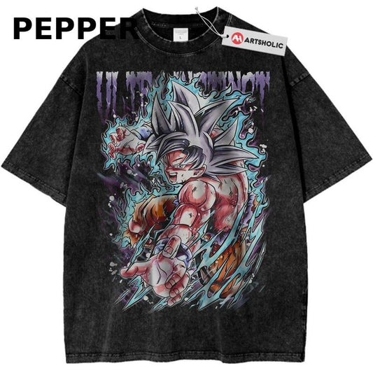 Ultra Instinct Son Goku T-Shirt, Dragon Ball Shirt, Anime Shirt, Vintage Graphic Tee