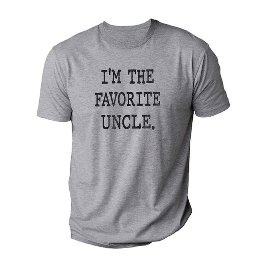 Uncle Shirt - I'm Favorite Uncle | Fathers Day Gift - Mens T shirt Uncle Gift I Love My Uncle Funny T Shirt Funcle Gift Tee