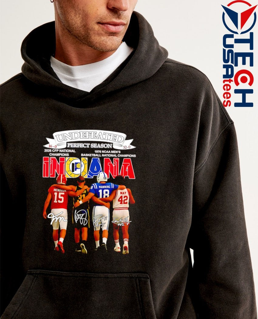 Undefeated Indiana Perfect Season 2026 CFP National Champs 4 Team 4 Legend shirt
