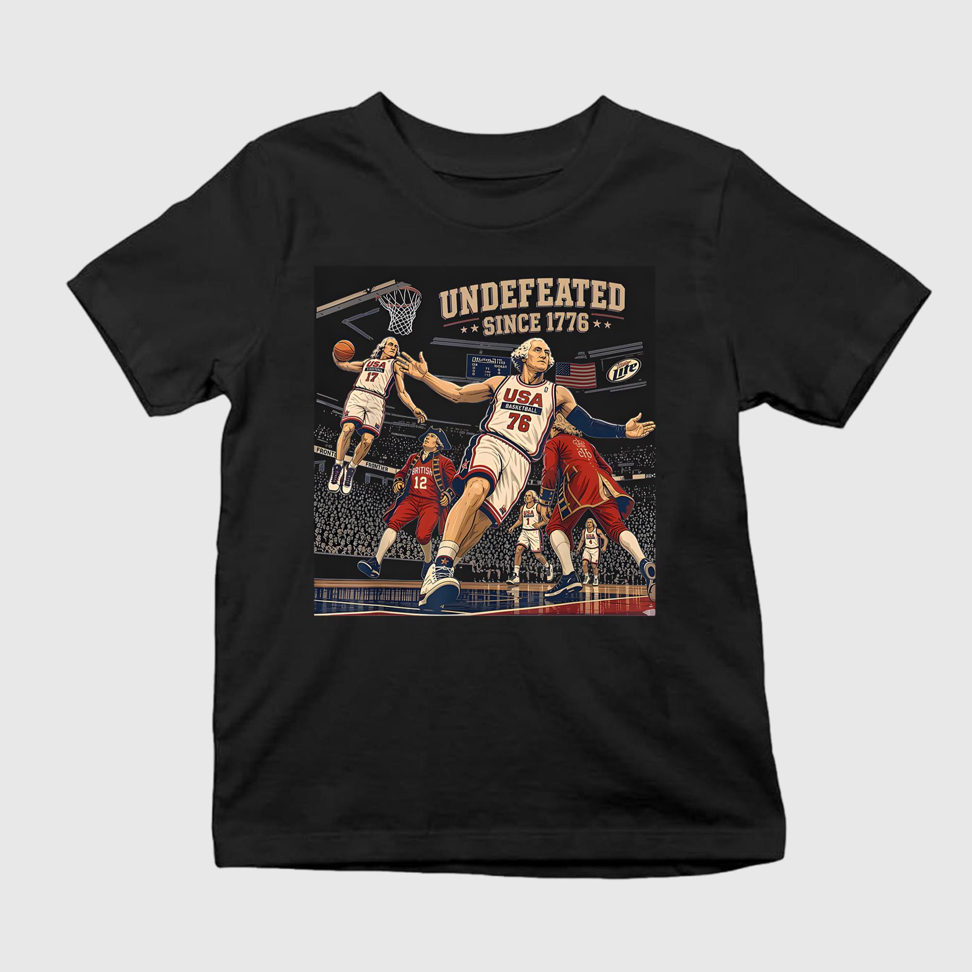 Undefeated Since 1776 America 4th Of July Shirt