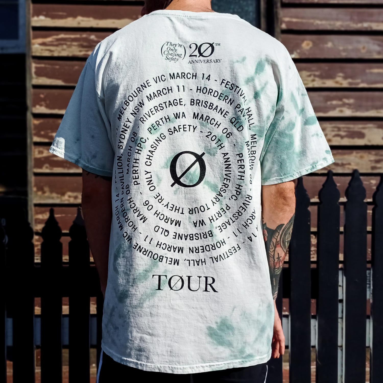TOCS 20th Anniv. Tour T-Shirt (Tie Dye) Hoodie, Sweatshirt | CoreVibeTees.com (Image 3)