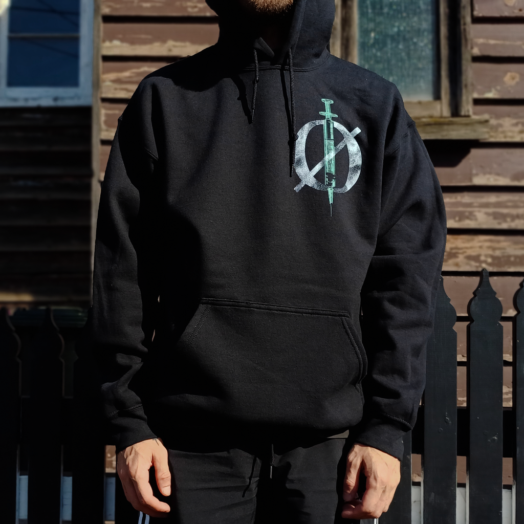 They're Only Chasing Safety 20th Anniv. Tour Hoodie (Black) T-Shirts, Sweatshirt | CoreVibeTees.com (Image 2)