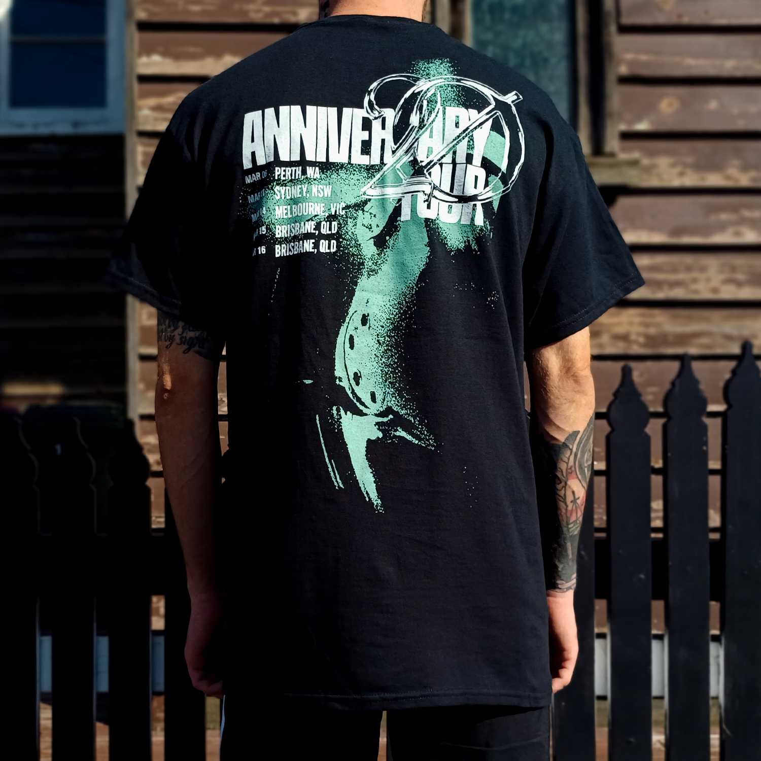 They're Only Chasing Safety 20th Anniv. Tour T-Shirt (Black) Hoodie, Sweatshirt | CoreVibeTees.com (Image 3)