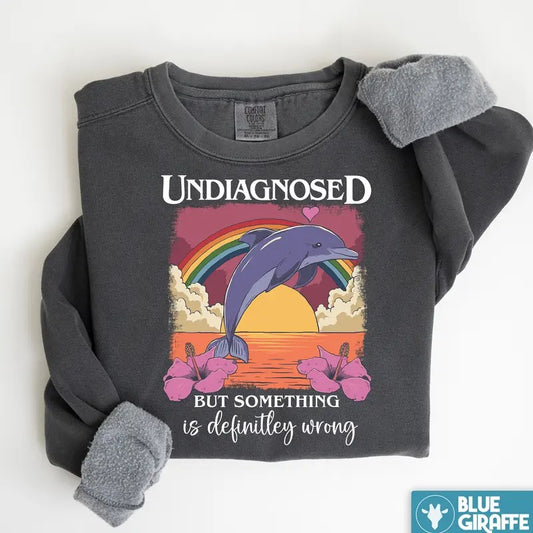 Undiagnosed Dolphin Premium Heavyweight Sweatshirt - Hoodies & Sweaters