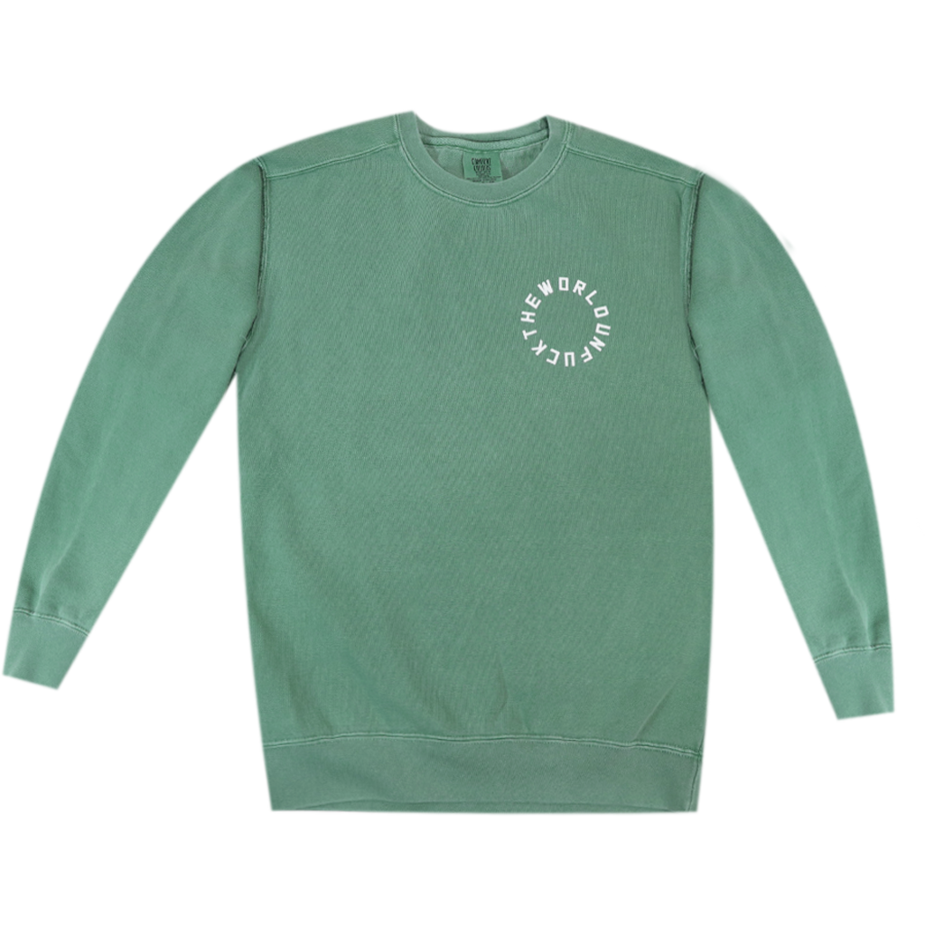 UNFUCKTHEWORLD Green Sweatshirt T-Shirts, Hoodie | CoreVibeTees.com (Image 1)