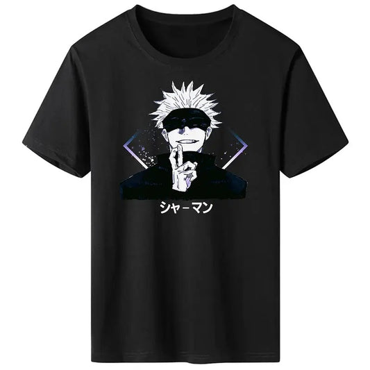Unisex Anime T-Shirt - Vintage Graphic Casual Short Sleeve Tee for #Daily Wear - Menswear, Top