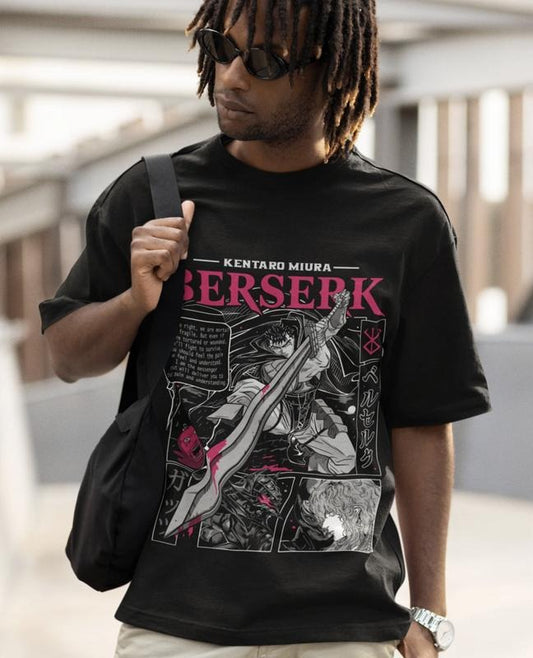 Unisex Skull Knight Shirt, Anime Vintage Special T-shirt, Anime Manga, Anime Shirt, Black Graphic Anime Tee, Manga Shirt, Japan Menswear Top Underwear Tshirt