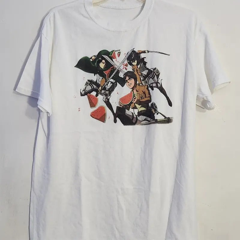 Unisex Spencer Attack on Titan AOT Anime T-shirt For Fans