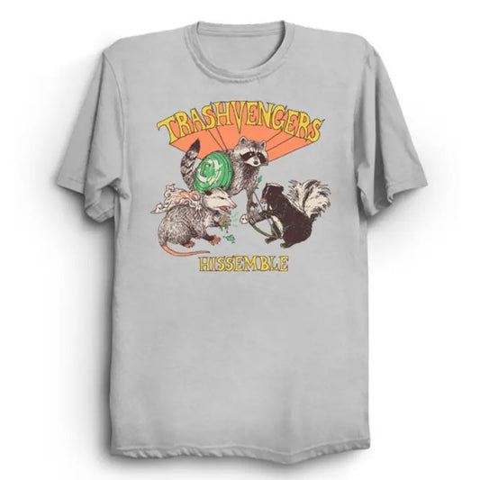 Unisex Trashvengers shirt ,   Cool Funny Tee Shirt Gift Opossum Possum Raccoon TrashPanda