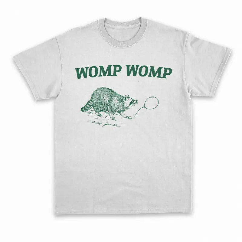 Unisex Womp Womp Funny Retro Shirt, Raccoon Meme shirt