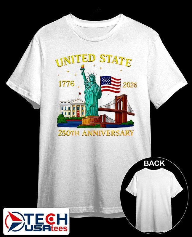 United States of America Freedom 250th Anniversary 1776-2026 Statue of Liberty shirt