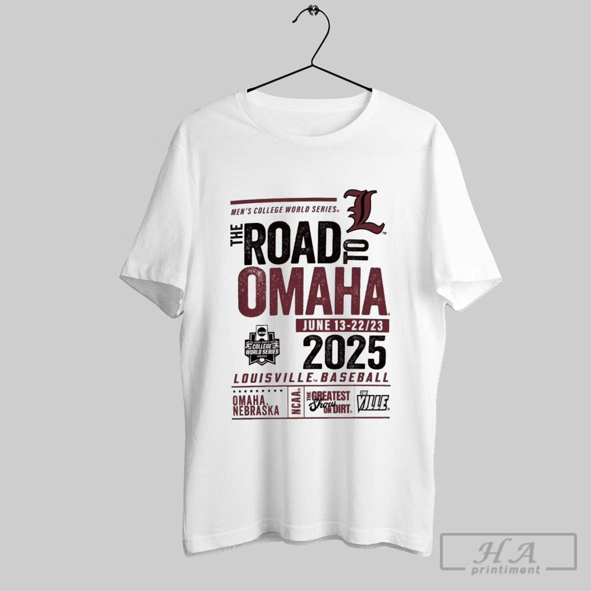 University Of Louisville Baseball 2025 College World Series T Shirt Hoodie, Sweatshirt | CoreVibeTees.com