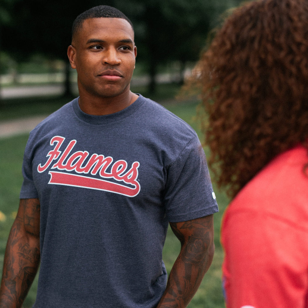 UIC Flames Script Tee Style001 Hoodie, Sweatshirt | CoreVibeTees.com (Image 2)