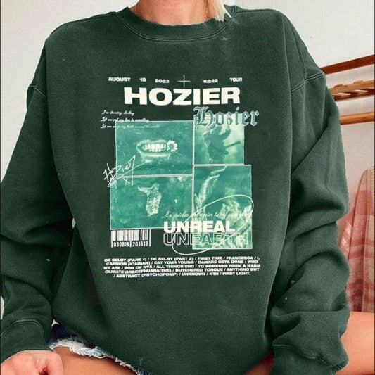 Unreal Unearth Tour Sweatshirt, Hozier Rock Konzert 2023 , Hozier Unreal Unearth Music Tour Sweatshirt