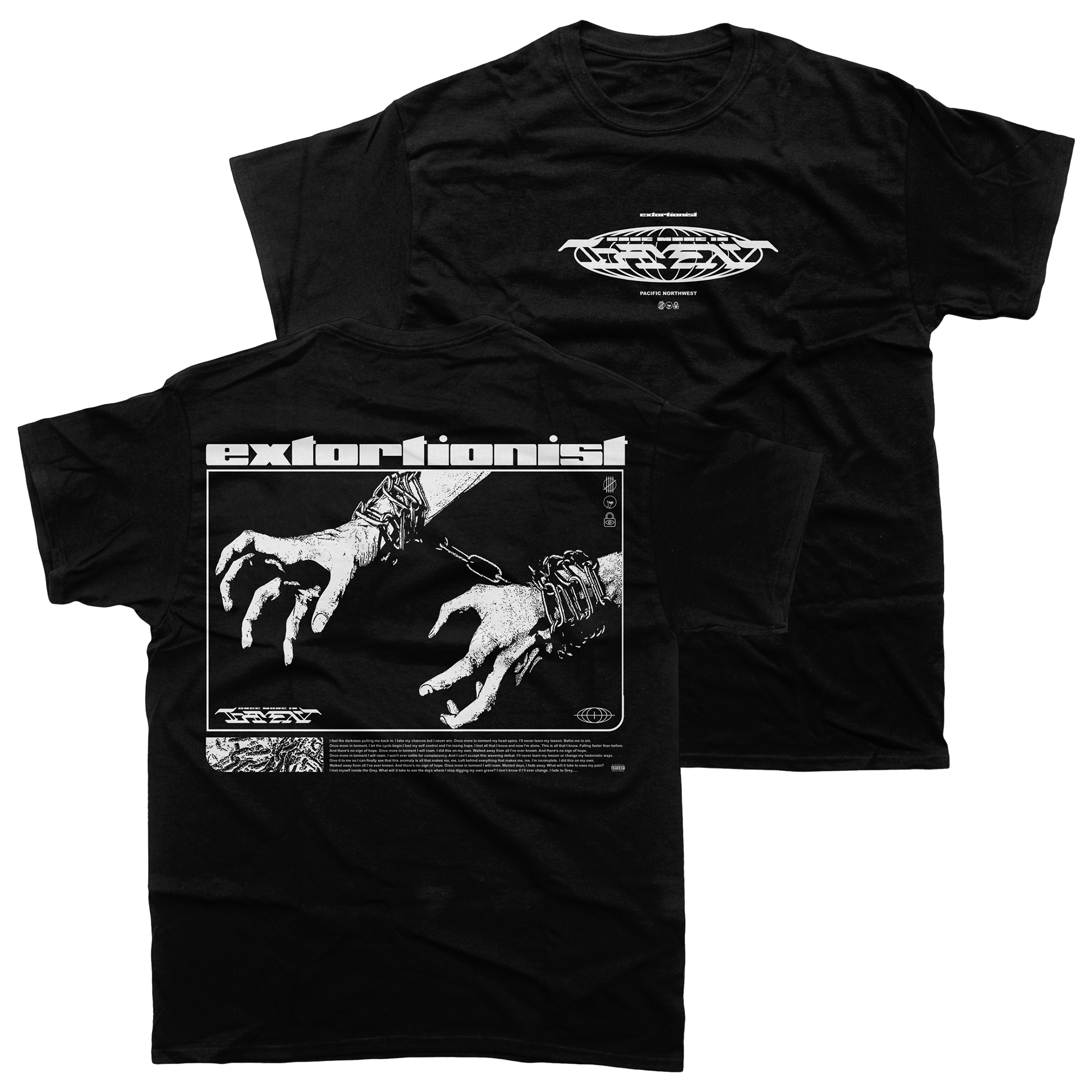 Extortionist - Logo Shirt Hoodie, Sweatshirt | CoreVibeTees.com (Image 1)