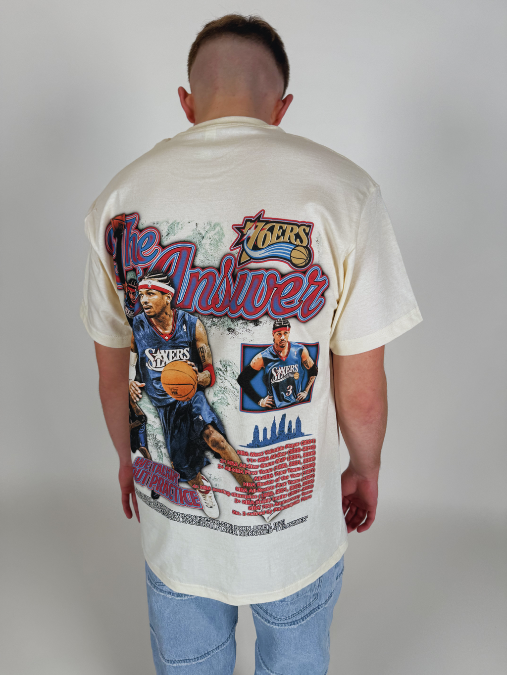 Iverson "The Answer" Tee Hoodie, Sweatshirt | CoreVibeTees.com (Image 3)
