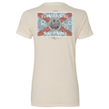 Denim Daisy Flag Fitted Women's Tee Hoodie, Sweatshirt | CoreVibeTees.com (Image 1)